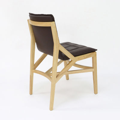 Vakantiefaciliteiten Eetstoel van massief hout voor restaurant Moderne eenvoud Huishoudelijk meubilair W54*D57*H88.5CM
