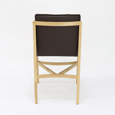 Vakantiefaciliteiten Eetstoel van massief hout voor restaurant Moderne eenvoud Huishoudelijk meubilair W54*D57*H88.5CM