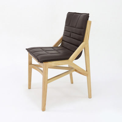 Vakantiefaciliteiten Eetstoel van massief hout voor restaurant Moderne eenvoud Huishoudelijk meubilair W54*D57*H88.5CM