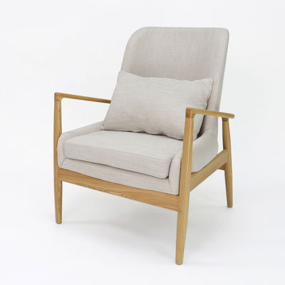 Moderne design Solid Wood Frame Leisure Sofa Stoel voor woonkamer Nordic Luxury Lounge Chair