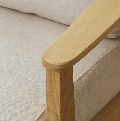 Moderne design Nordic Luxury Lounge Chair Solid Wood Leisure Sofa Stoel voor woonkamer Meubelen Postverpakking Y