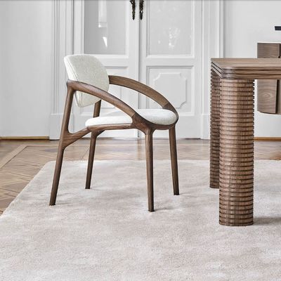 Eetkamermeubilair op maat Luxe Moderne massief hout Eetstoel Voor restaurant