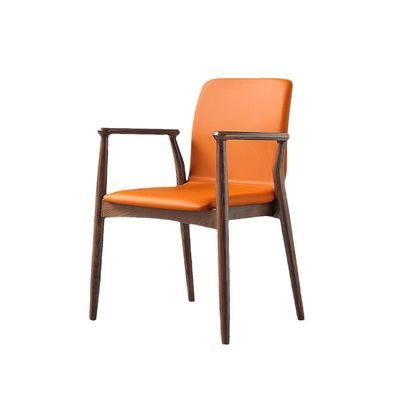 Eetstoel met rubberen houten frame voor restaurant