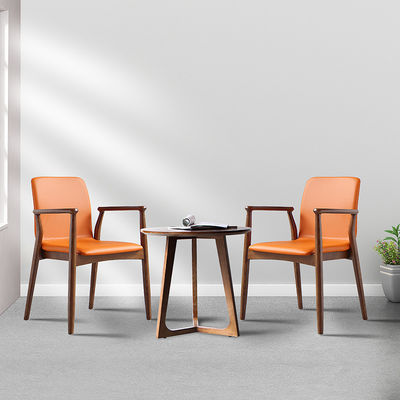 Eetstoel met rubberen houten frame voor restaurant
