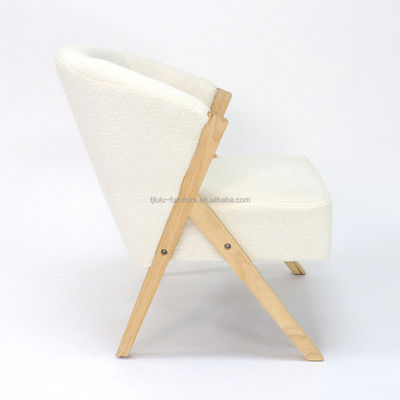 Sofa stoel van natuurlijk massief hout Nordic Design voor woonkamermeubilair Natuurlijke kleur Vrije tijd stijl