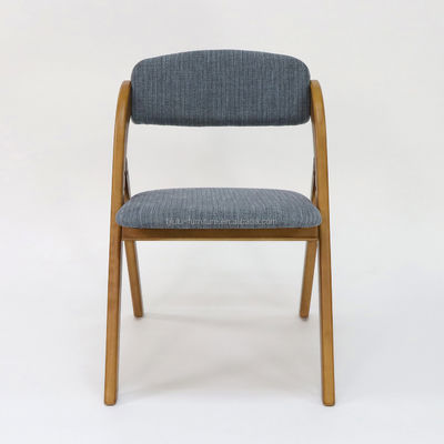 Vintage houten klassieke meubels opvouwbare massieve houten eetstoel voor eetkamer in walnoot/natuurlijk/zwart