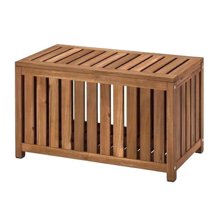 Aanpassing Houten Outdoor/Indoor Storage Bench Groot Storage Deck Box Tuin Schuur