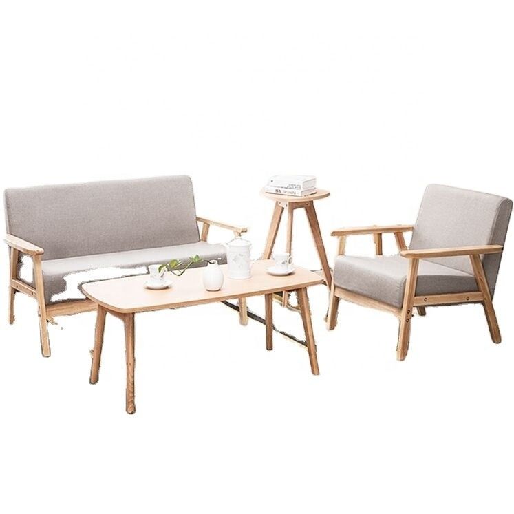 Houten bank voor woonkamer sectioneel ontwerp en OEM-aanvaarding in het ontwerp