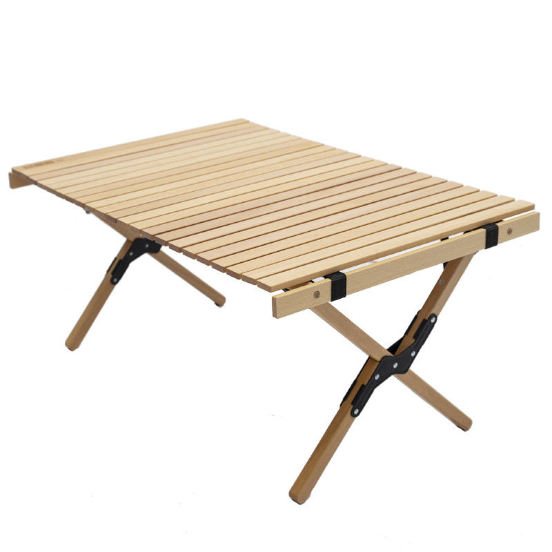 Competitieve cake roll opvouwbare houten tafels draagbare buitenvrije tijd tafel houten meubels algemeen voor luxe moderne stijl