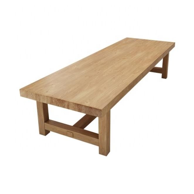 Eetkamermeubilair Nordic Art Massivhout Eettafel/Restauranttafel met modern design
