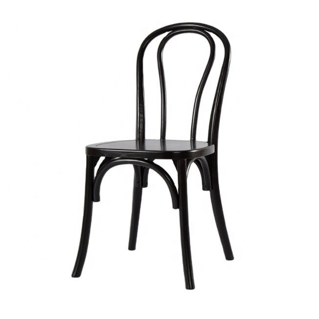 Chinees mahonie en rotan Materiaal Noordse huishoudelijke meubels Houten raam Banket Eetstoel met stapelbaar massief hout