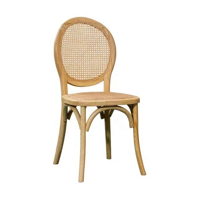 Hotel Banket Evenement Eetkamer Meubelen Luxe Moderne Stapelbare Rattan Houten Bruidsstoelen Voor Elegante Zittingen