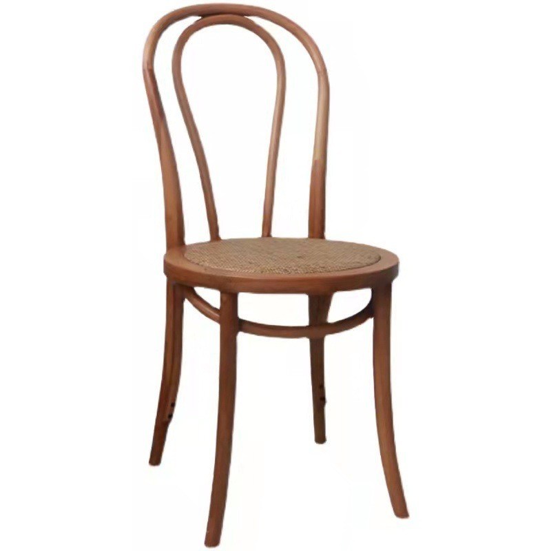 Handgemaakte houten restaurantstoel met aangepaste grootte en originele kleuren