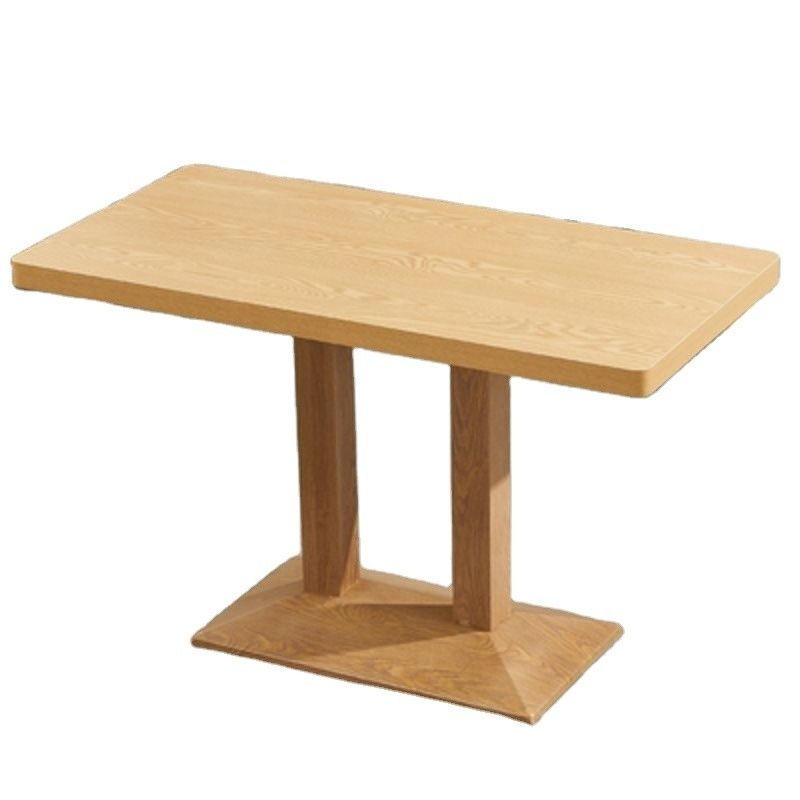 Houten eettafel in modern ontwerp voor op maat gemaakte kleurrestaurantmeubilair