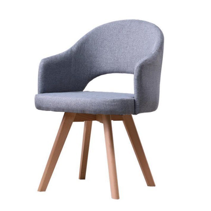 Moderne stijl Noorse eetkamerstoelen met kleurrijke houten stoelen rugleunen en armleuningen