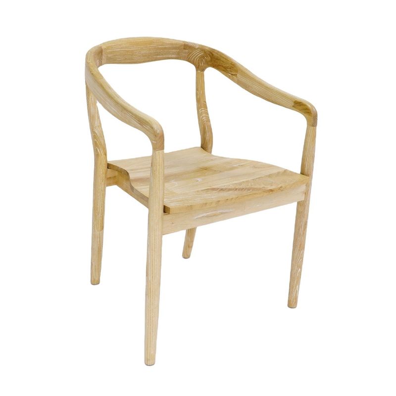 Villa Moderne stapelbare massief hout banket bruiloft Houten stoel voor eetkamermeubilair in Villa
