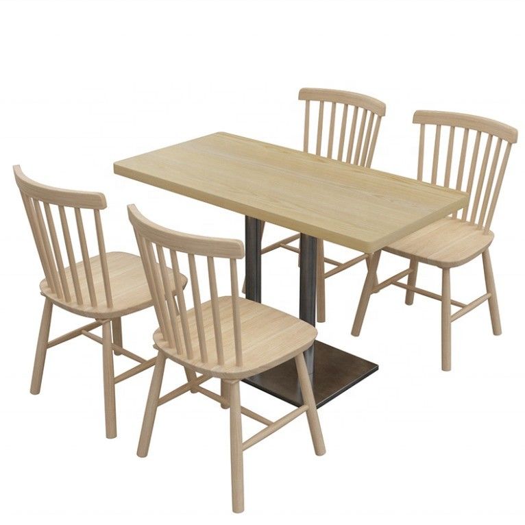 Postverpakking Eettafel stoel combinatie voor snackbar in fastfood restaurant kraam