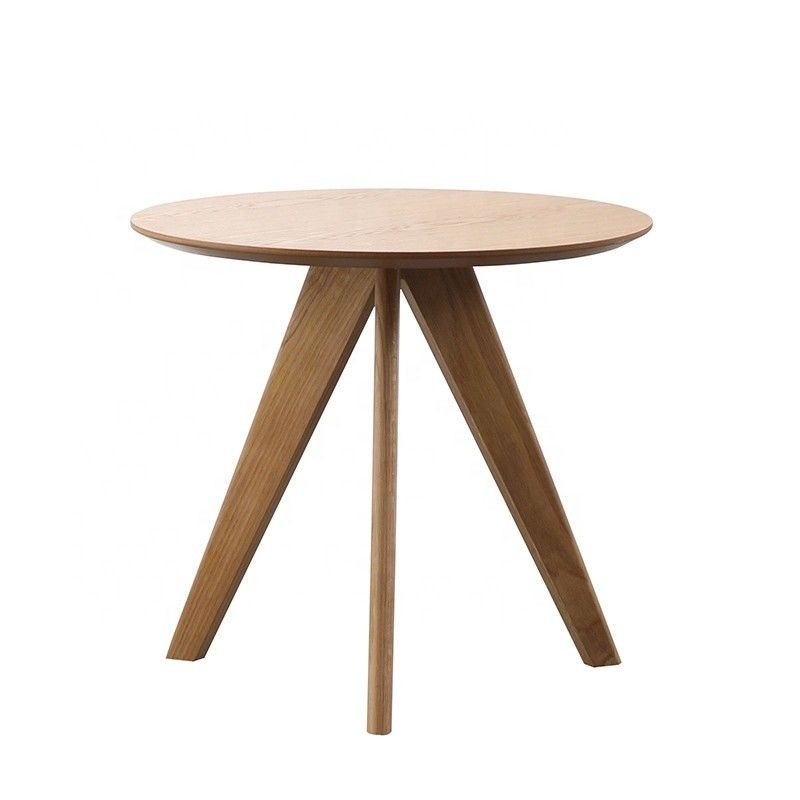Home Meubels Moderne ontwerpen Verstelbare hoogte Koffietafel Restaurant Ronde massief houten eettafel