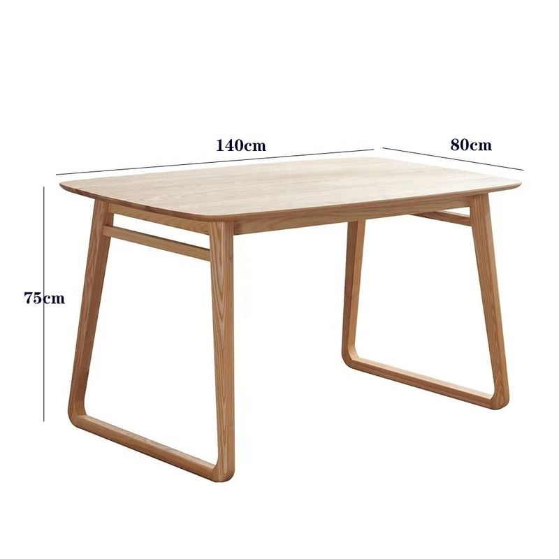 Home Meubelen gegarandeerd rechthoekige houten eettafel voor de decoratie van de eetkamer