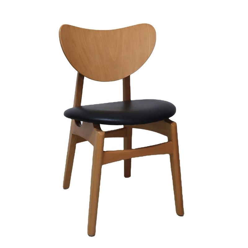 Algemene huishoudelijke meubels Moderne bekleding Zitplaatsen van massief hout Eetstoelen voor de huisbar