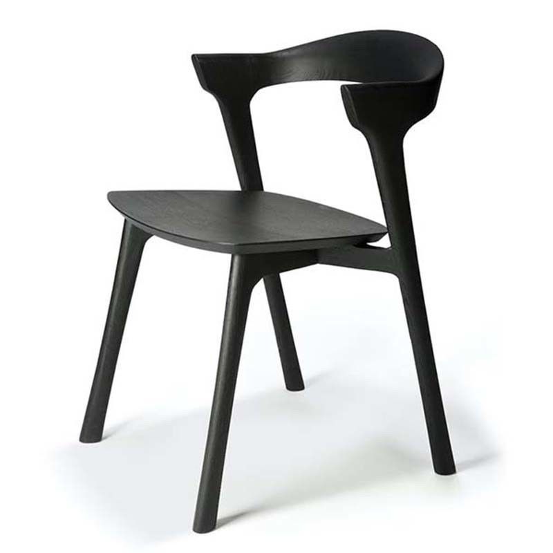 Comfortabele en elegante Nordic houten recreatie stoel voor Hotel Garden Coffee Shop 53cm*50cm*76cm