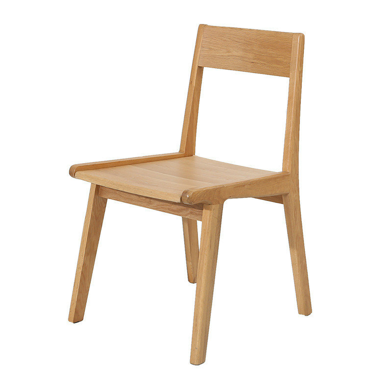 NO Opvouwbare tafelstoel met massief houten frame voor hotel en restaurant Vintage Nordic Style Natuurlijke afwerking