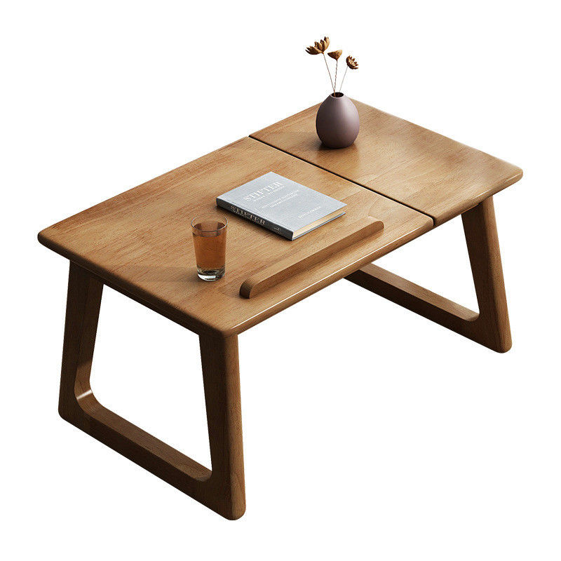 Aanpassen van houten zijde tafel voor het leren en woonkamer meubels zonder gevouwen in natuurlijke kleur