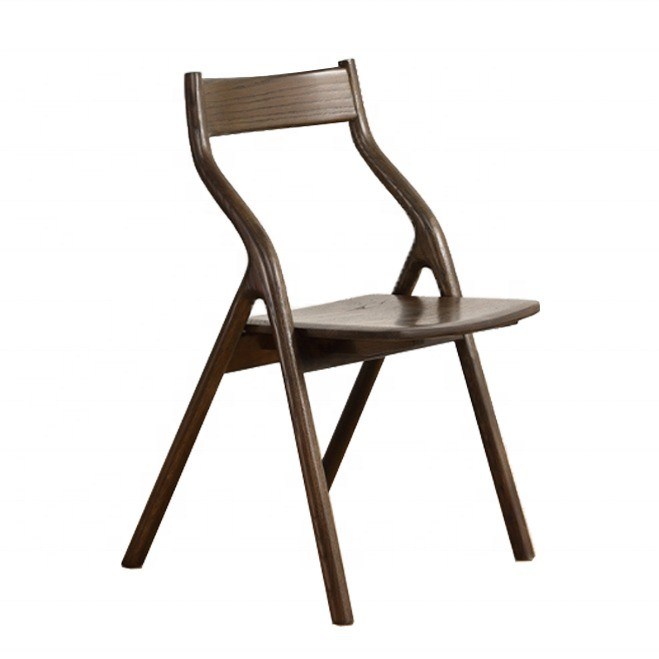 Luxe moderne houten restaurantstoel met klantontwerpen en materialen