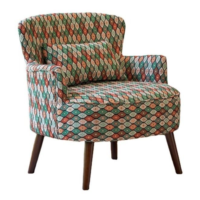 Houten armstoelen voor woonkamermeubilair American Modern Design Solid Wood Leisure Chair