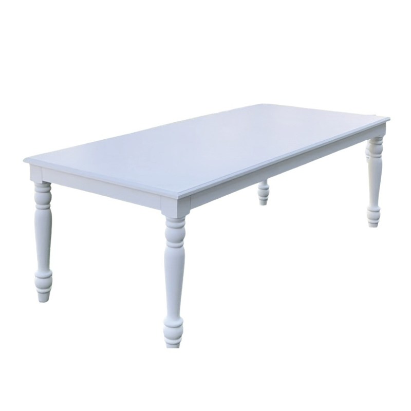 Op maat gemaakte Nordic Luxury Modern Home Restaurant Eetkamer Meubels Set Massivhouten Eettafel