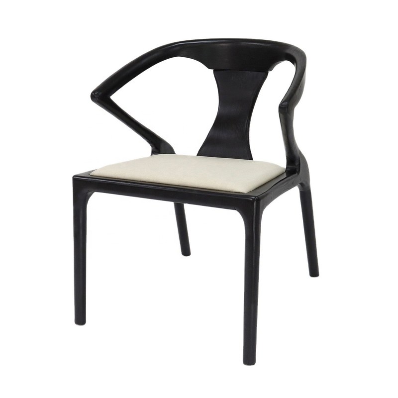 Houten restaurantstoelen voor het eten in hotels met een jaar garantie Walnoot houten stoelen