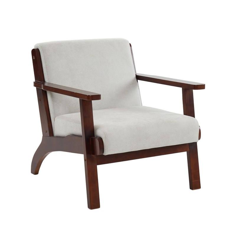 Woonkamer Moderne armbank Stof stoel Lounge Single stoel met Wabi-Sabi aangepast ontwerp