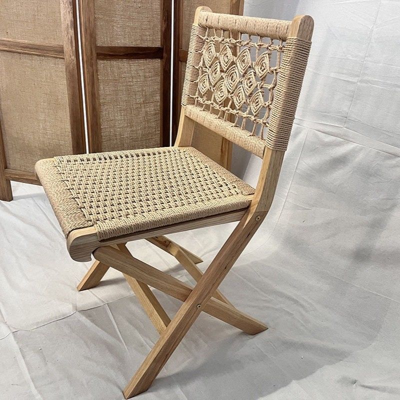 Classic Woven Rope Cord Nordic Lounge Chair met op maat gemaakte ontwerpen