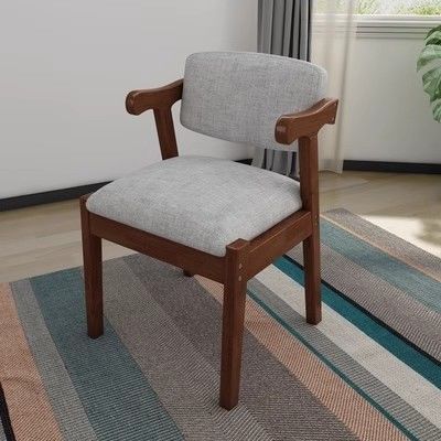 Moderne restaurantstoelen van PU-leer van massief hout voor eetkamermonsters in algemene huishoudelijke meubels