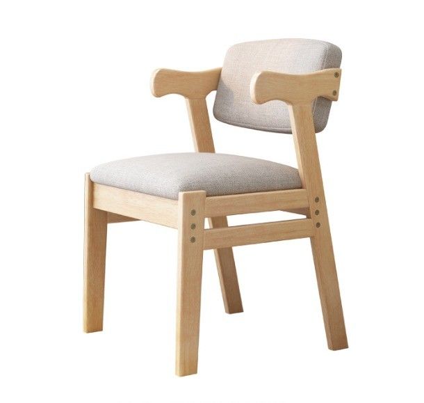 Moderne Nordic Solid Wood Eetstoel met Armsteun GEEN Opvouwbare Design Stijl Moderne Opvouwbare GEEN