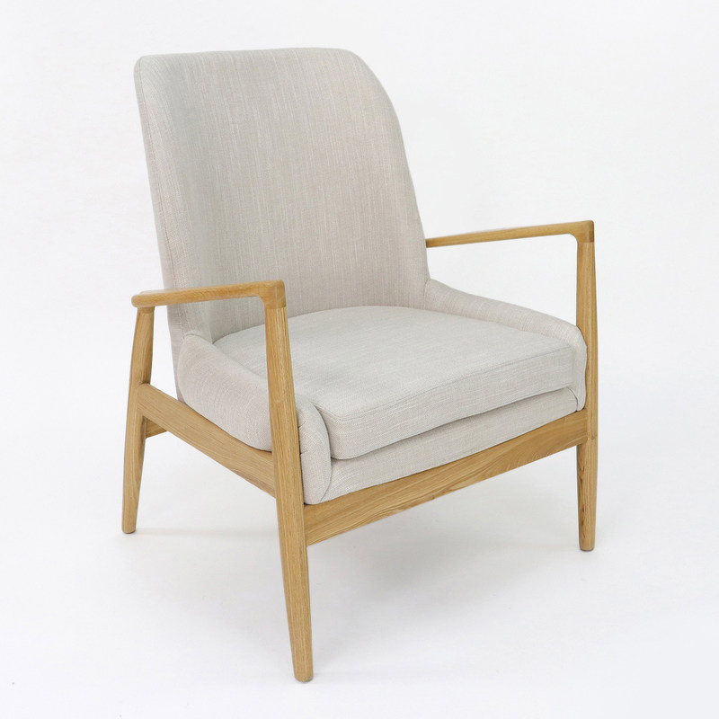 Moderne design Solid Wood Frame Leisure Sofa Stoel voor woonkamer Nordic Luxury Lounge Chair