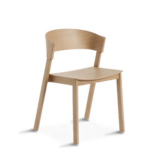 OEM-service geaccepteerd Moderne Noorse eetkamer Antieke gebogen massief houten stapelbare stoel Volledig geassembleerd met en OEM